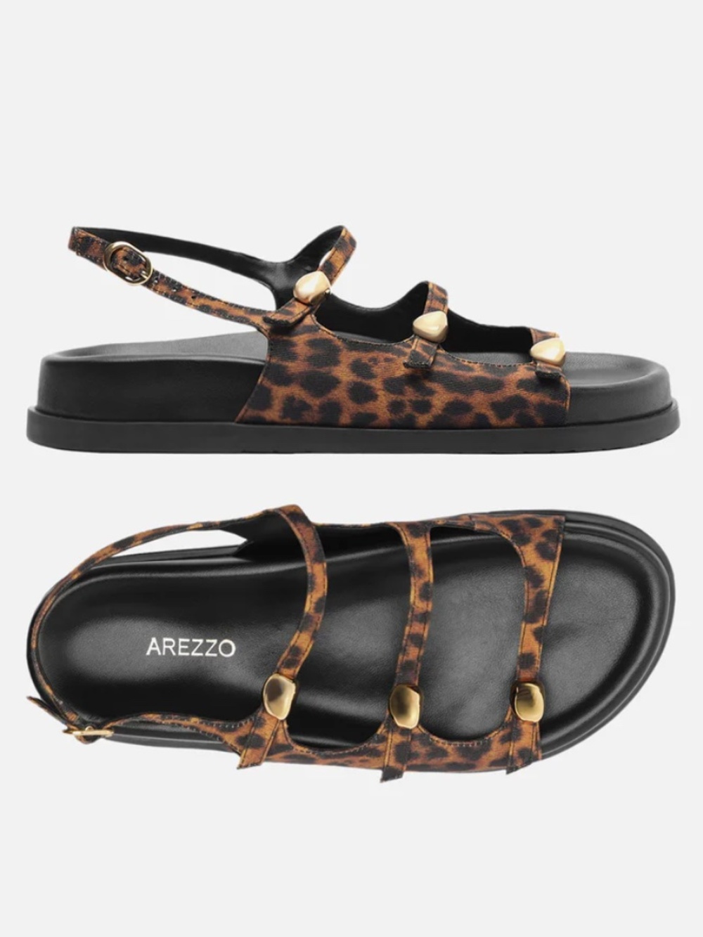 Arezzo Women's Felice Flat Sandals - size 7.5 - NEW 🌟